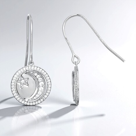 Orecchini in argento con Zircone