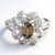 Bague en argent et Zircon cannelle