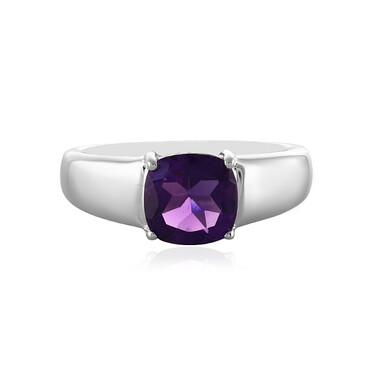 Anello in argento con Ametista