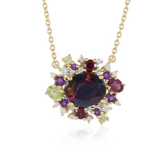 Mezezo Opal Silver Necklace (de Melo Essence)
