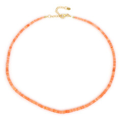 Collar en plata con Ópalo naranja de Etiopía