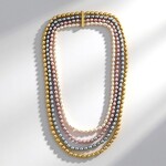 Collana in argento con Perla d'Acqua Dolce Bianca (TPC)