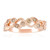Gouden ring met SI1 Argyle Rose De France Diamanten (Annette)