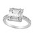 Bague en argent et Zircon