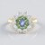 Bague en or et Saphir bleu de Ceylan non chauffé (Adela Gold)