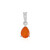 Carnelian Silver Pendant