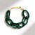 Bracelet en argent et Malachite (Riya)