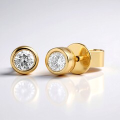 Orecchini in oro con Diamante SI2 (H)
