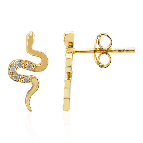 I3 (I) Diamant-Silberohrringe