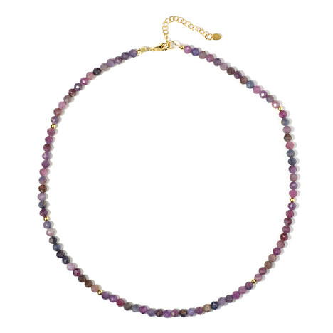 Saphir-Silberhalskette