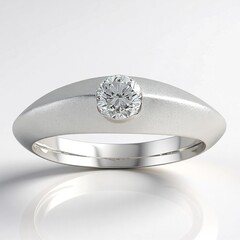 Anillo en oro con Diamante I2 (H)