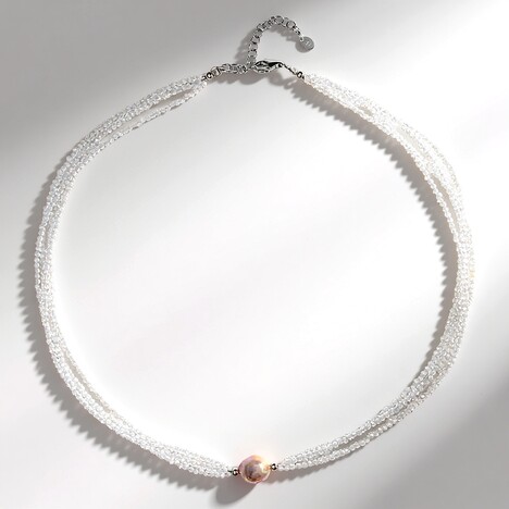 Collier en argent et Perle de culture d'eau douce