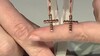 Zilveren oorbellen met Fancy diamanten