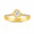 Anillo en oro con Diamante VVS1 (G) (Annette)