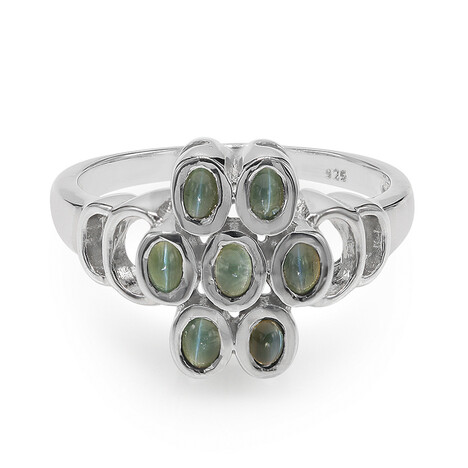 Anello in argento con Alessandrite Occhio di Gatto