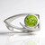 Anello in argento con Peridoto Jilin (de Melo Essence)