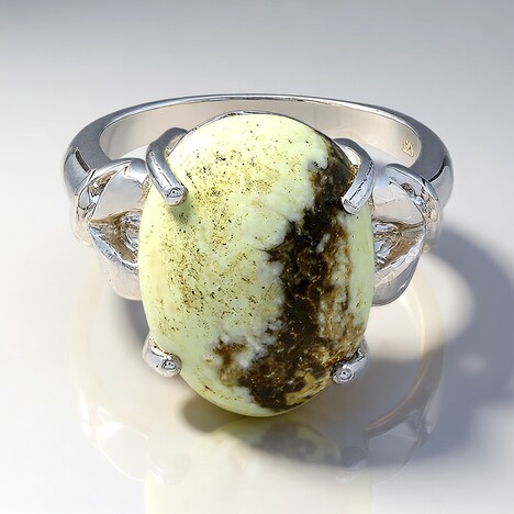 Anello in argento con Magnesite