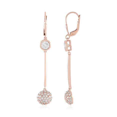 Pendientes en plata con Zircón (KM by Juwelo)