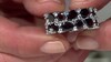 Zilveren ring met granaten