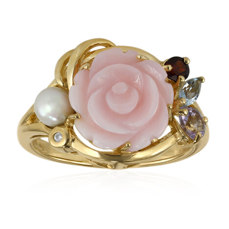 Mother of Pearl Silver Ring