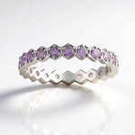 Anello in argento con Ametista