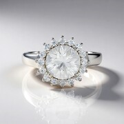 Anello in argento con Zircone