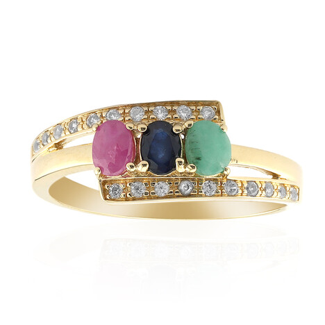 Edelstein-Silberring