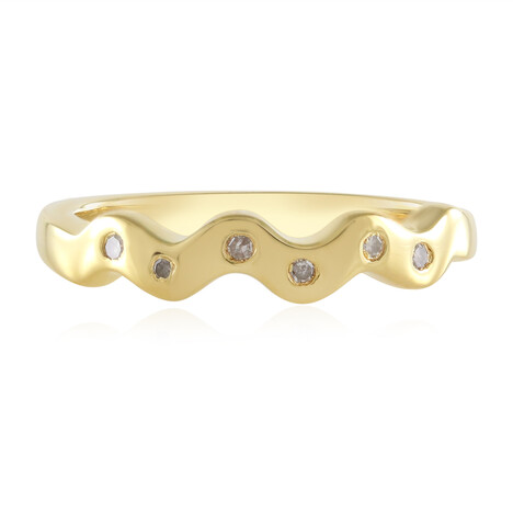 I2 (I) Diamant-Silberring