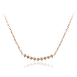 Collana in argento con Diamante Rose de France VS1 di Argyle (Annette)