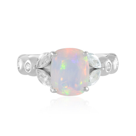 Anillo en plata con Ópalo Welo AAA (de Melo Essence)