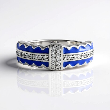 Anello in argento con Zircone