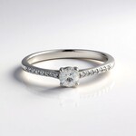 Anello in argento con Zircone