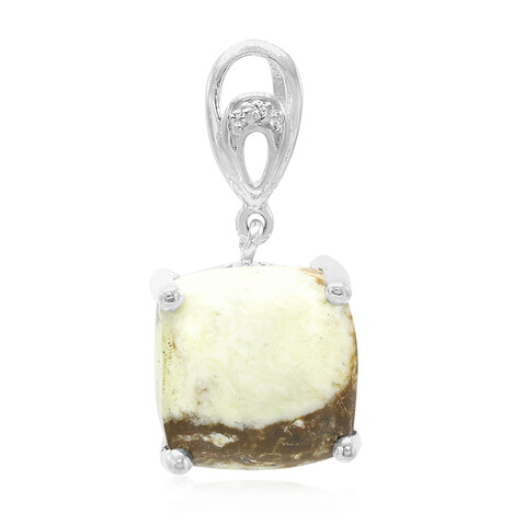 Magnesite Silver Pendant