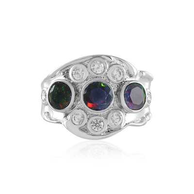 Bague en argent et Opale Mezezo (de Melo)