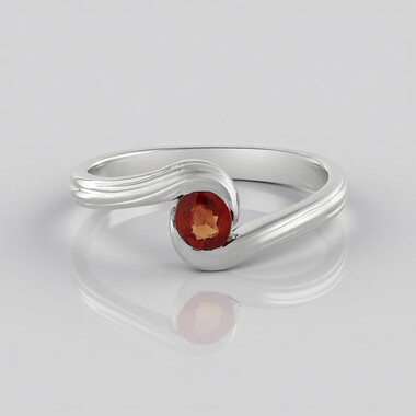 Anello in argento con Rubino Tanzania