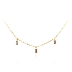 Collana in oro con Diamante Champagne SI2 (de Melo)