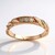 Anello in oro con Diamante Rose de France SI1 di Argyle (Annette)