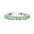 Bague en argent et Fluorapatite verte (Gems en Vogue)