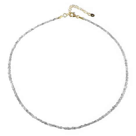Silberner Diamant-Silberhalskette