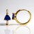 Orecchini in oro con Tanzanite AAA