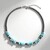 Collier en argent et Larimar