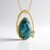 Collana in argento con Turchese Ramato Blu Mohave (Faszination Türkis)