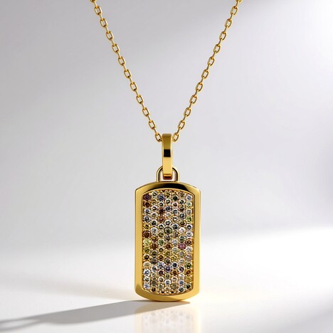 Collana in oro con Diamante Fancy SI2 (CIRARI)