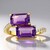 Anello in oro con Ametista (de Melo Gold)