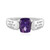 Uruguayan Amethyst Silver Ring (de Melo Essence)