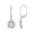 Zircon Silver Earrings