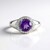 Bague en argent et Améthyste de Sibérie