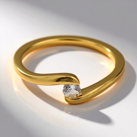 Anello in argento con Zircone