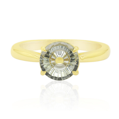 Anello in oro con Ametista Verde (Glenn Lehrer)