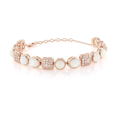 White Moonstone Silver Bracelet (KM by Juwelo)